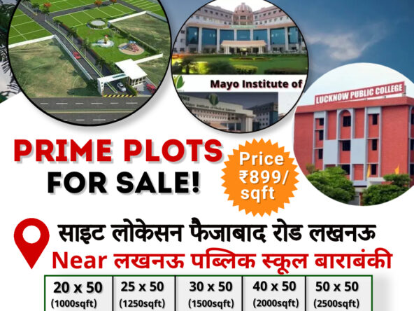 1000 Sq.Ft. Plots for Sale in Yash Vihar Lucknow
