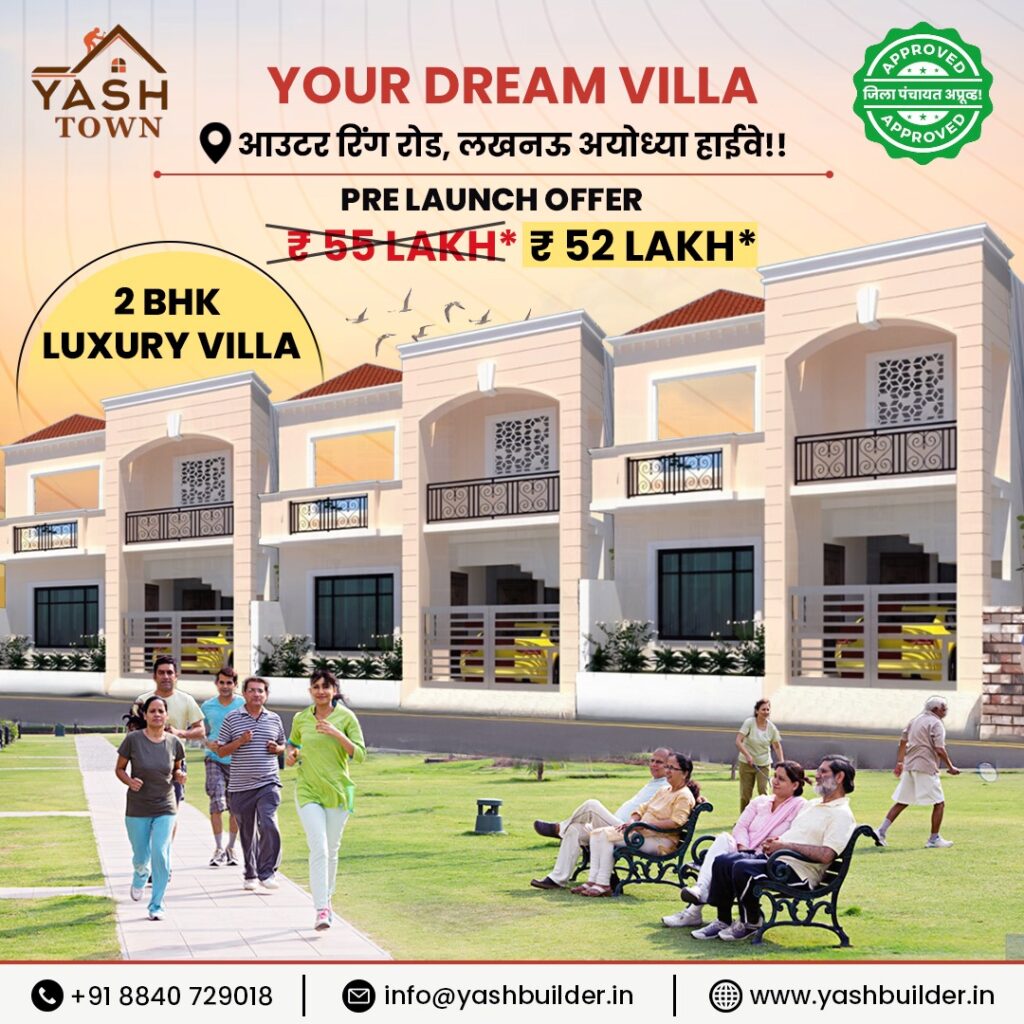 Yash Town 2 BHK Luxury Villa in Lucknow
